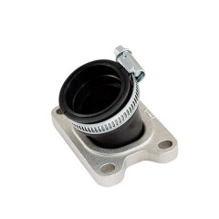 Pipe admission Polini orientable 360° pour mécaboite, diamètre intérieur 35mm, référence 215.0428, compatible avec Minarelli 50 AM6, MBK 50 X-Power, Yamaha 50 TZR, Derbi 50 Senda, Peugeot 50 XPS, Gilera 50 SMT, Rieju 50 SMX.