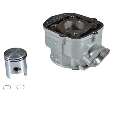 Cylindre-piston Piaggio fonte 1A0097335 Derbi 50 Senda après 2006, Gilera 50 SMT, RCR après 2018, Aprilia 50 RS4, RX, SX après 2018