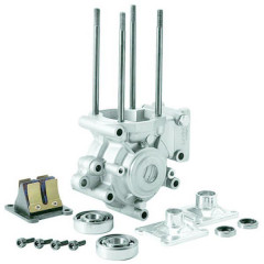 Carter moteur Polini avec roulements et goujons pour MBK 51