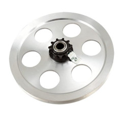 Poulie CYCLO Adaptable Alu 6 trous avec pignons 11 dents Peugeot 103 - MBK 51