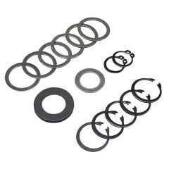 Rondelle et circlips Top Performances pour boîte de vitesses 50 AM6 (Série 2) - 5 circlips Ø 18mm, 2 circlips Ø 13mm, 6 rondelles Ø 20mm, 1 rondelle Ø 14mm, 1 rondelle Ø 16mm