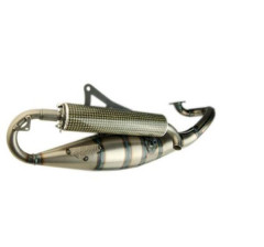 Pot silencieux Yasuni en kevlar pour scooter MBK 50 Nitro, Yamaha 50 Aerox, Neos, Malaguti 50 F12, Aprilia 50 SR
