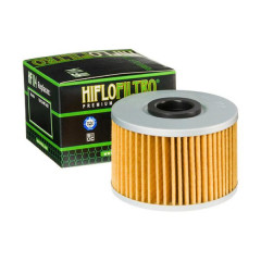 Filtre à huile Hiflofiltro HF114 pour quad Honda 420 TRX 2009 à 2018, 500 TRX 2015 à 2018, 1000 SXS 2016 à 2018