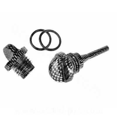 Bouchon d'huile adaptable carbone Yamaha TMAX 500 / 530