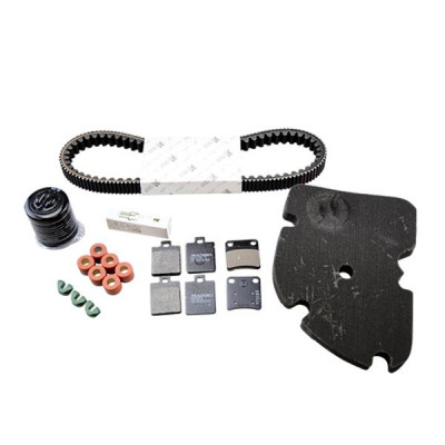 Kit entretien Piaggio avec plaquettes de frein pour maxi-scooter 300 MP3 2010-2013 -1R000378-