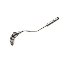 Pot cross Yasuni silencieux alu passage haut pour Derbi Senda 50 après 2000, Senda R-SM-DRD-Black Devil, Gilera SMT 50