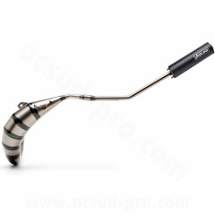 Pot d'échappement Yasuni passage haut silencieux noir tub233xb Derbi Senda 50