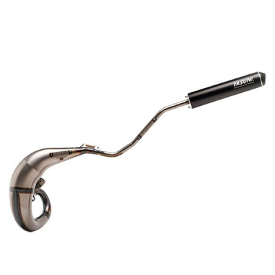 Pot d'échappement Yasuni passage haut-gauche noir pour Beta RR et Rieju MRX SMX