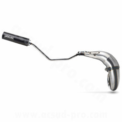 Pot d'échappement Yasuni passage haut noir - Référence TUB807TH-D72 - Adapté pour Beta RR 50 Enduro / HM Baja Derapage