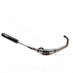 Pot d'échappement Yasuni passage bas silencieux noir tub903th pour Aprilia RS50, Rieju RS2 Matrix, Yamaha TZR50, MBK Xpower