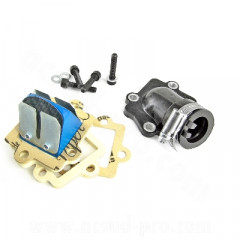 Admission MVT VITON CARBONE diamètre 19 pour scooter Nitro / Aerox (CL 03)