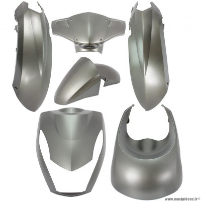 Kit carrosserie 6 pièces TNT gris mat Peugeot Kisbee 2T 4T 2010-2017