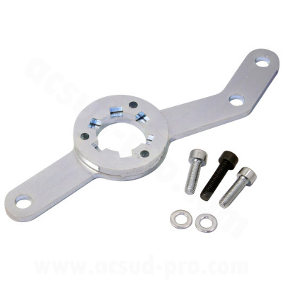 Outil bloque et démonte variateur adaptable moteur minarelli vertical-horizontal pour scooter MBK Booster / Nitro / Stunt / Yamaha BWS / Aerox