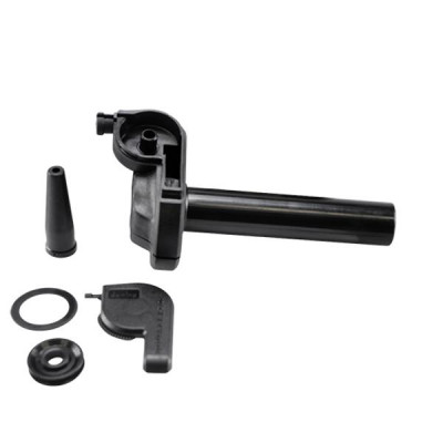 Poignée de gaz Domino 0550 noir sans revêtement