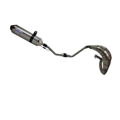 Pot d'échappement Leovince passage haut à droite Derbi Senda 50cc Pro R/SM 2005-2012