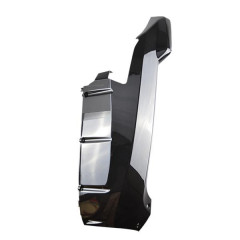 Bas de caisse droit adaptable noir (peint) pour scooter Vivacity 2008 et après