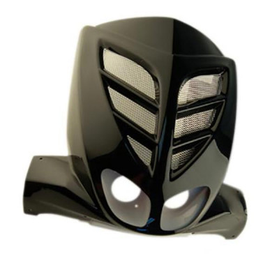 Tablier avant BCD double optique noir + grille pour scooter Stunt/Slider