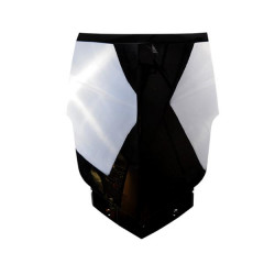 Tablier avant adaptable noir (peint) pour scooter Vivacity 2008 et après