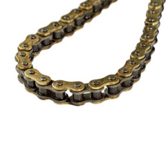 Chaine moto Afam 520 114 maillons renforcée or (A520MR2-G 114L)