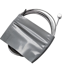 Câbles d'embrayage adaptable 8x9mm diamètre 25-10 lg 2,50m (19 fils) x10