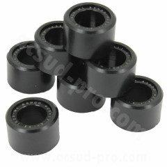 Galet-rouleau Bando 20,9x17 14,0g (x6) pour maxi-scooter Piaggio 250 X7, X8, X9 MP3, GTS, Beverly / Peugeot 125 Satelis Compressor