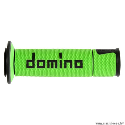 Revêtements poignées Domino A450 vert-noir open end 120-125mm