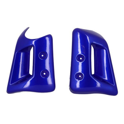Ecope de radiateur adaptable bleu pour Peugeot 103 SPX/RCX (x2) phase 2
