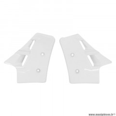 Ecope de refroidissement-radiateur adaptable blanc (vendu par paire) MBK 51 Magnum/XR/Passion