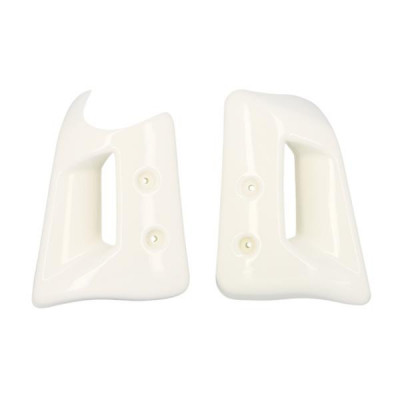 Ecope de refroidissement-radiateur adaptable blanc (vendu par paire) pour Peugeot 103 SPX, RCX