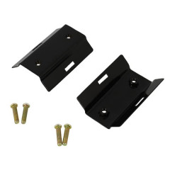 Platine support ecope de refroidissement-radiateur adaptable noir (vendu par paire) pour Peugeot 103 SP, SPX, RCX