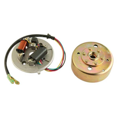 Stator allumage électronique 12v adaptable qualité premium avec rotor pour mobylette MBK 51, 88