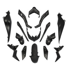 Carénage adaptable noir mat 15 pièces pour maxi-scooter Yamaha XMAX 125 2018-2022 / 300 2017-2022 / 400 2018-2020