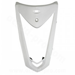 Tablier avant adaptable blanc brillant (O.R. 64301-LGB5-E10) pour Kymco 50 Agility RS, 125 Agility RS
