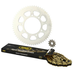 Kit chaine AFAM 420 11x59 (démultiplication origine) DERBI 50 SENDA R XTREME 2018-2020