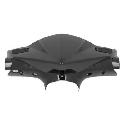 Carénage-couvre guidon adaptable noir brillant OEM 53205-AAA-0001 SYM Orbit II 50 4T 2018-2020