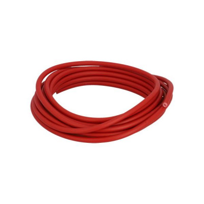 Fil de bougie adaptable diamètre 6 mm rouge (5 m)