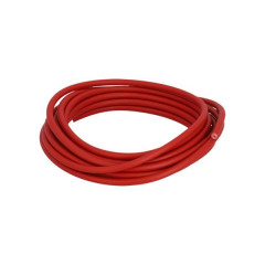 Fil de bougie adaptable diamètre 6 mm rouge (5 m)