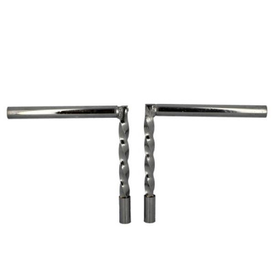 Guidon cyclo adaptable chrome hauteur 220 mm Peugeot 103 MVL, Vogue