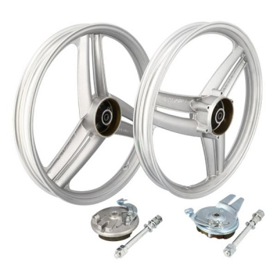 Jante Cyclo adaptable 17'' gris PEUGEOT 103 SP/MVL (vendue par paire)