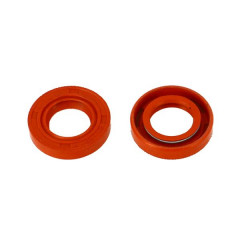 Joint spi adaptable rouge 20x35x7 mm (x2) pour moteur Derbi 50 Senda/GPR/Fenix Euro 2/3/4