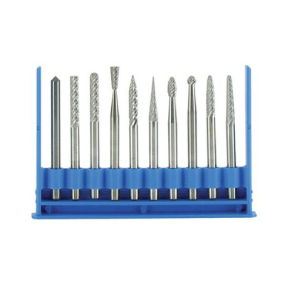 Mini fraise TIVOLY carbure diamètre 3 mm - coffret 10 pièces