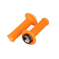 Revêtement poignée DOMINO D-Lock orange 116-125mm pour moto off road