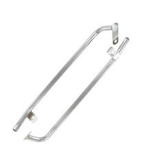 Tringles de repose pieds adaptable chrome (2 pièces) Peugeot 103 SP (2ème version)