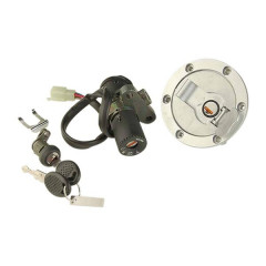 Contacteur à clé adaptable avec serrure de selle et bouchon essence pour 50 à boîte MBK X-Power/TZR 2003+