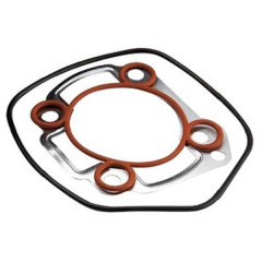 Joint haut moteur TOP PERFORMANCES fonte adaptable pour MBK 50 Nitro, Yamaha 50 Aerox, Aprilia 50 SR liquide, Malaguti 50 F12 (pochète, montage avec culasse Top Performances)