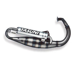 Pot d’échappement YASUNI TUB1002 pour scooter Peugeot TKR, Trekker, Vivacity, Speedfight 1 et 2