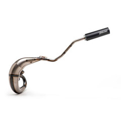 Pot YASUNI verni Cross ML passage haut à gauche silencieux noir pour Derbi 50 DRD, X-RACE, X-TREME, Gilera 50 RCR, Aprilia 50 RX, SX - TUB807TB-94-