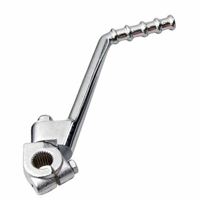 Kick démarrage adaptable acier chrome | adaptable | Minarelli 50 AM6, Beta 50 RR, Yamaha 50 DT, Peugeot 50 XPS, Rieju 50 MRT, Sherco 50 SM-R