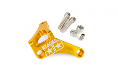 Butée biellette d'embrayage STAGE6 Jaune Alu CNC Motorisation Minarelli AM6 50cc