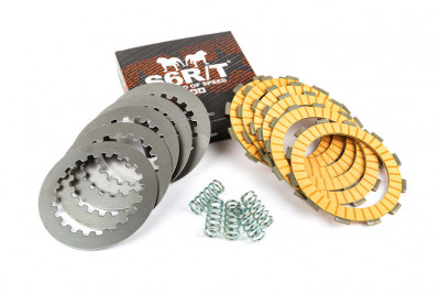 Disque d'embrayage STAGE6 Kit complet 6 disques garnis Derbi 50 Senda, GPR - Gilera 50 SMT, RCR